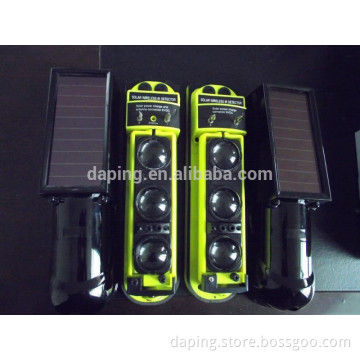 Double beams solar powered wireless 100m active infrared beams perimeter protection detector